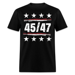 45/47 President Trump T Shirt - black