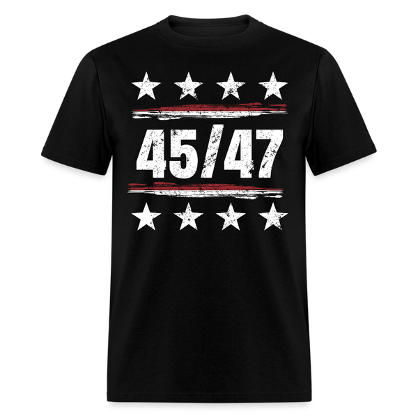 45/47 President Trump T Shirt - black