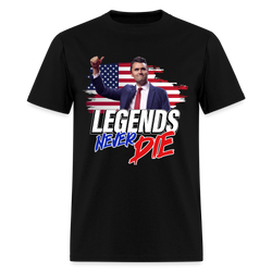Legends Never Die Charlie Kirk T Shirt - black