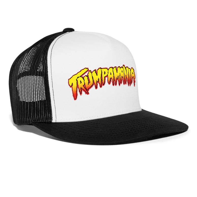 Trumpamania Trucker Hat - white/black