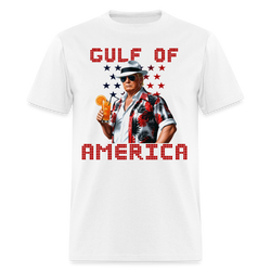 Gulf of America Muscular Trump T Shirt - white
