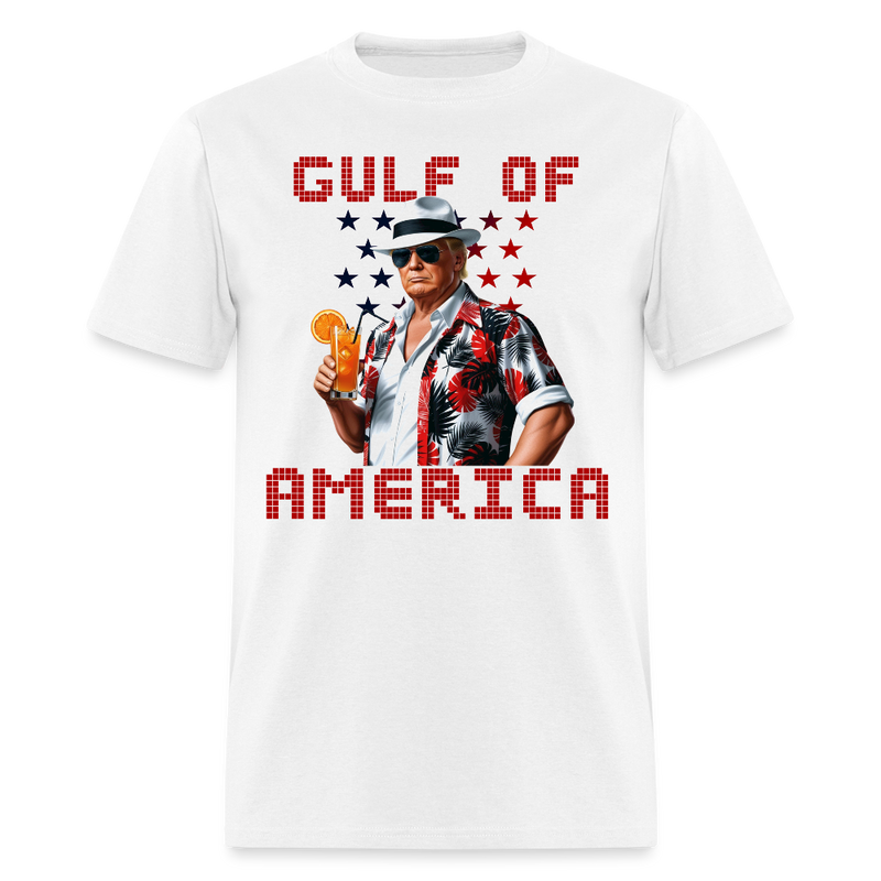 Gulf of America Muscular Trump T Shirt - white