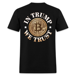 In Trump We Trust T Shirt - black