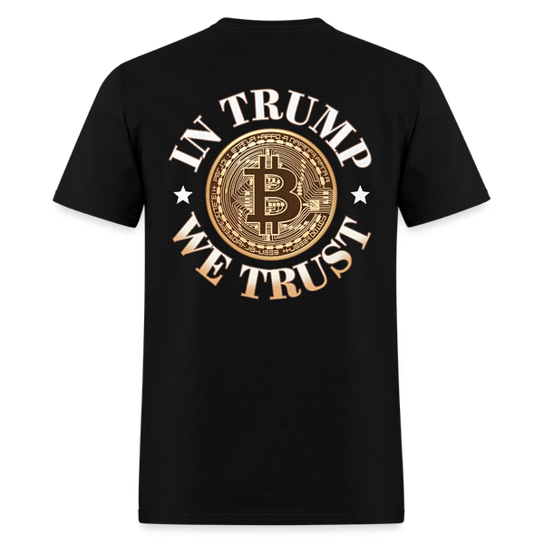 In Trump We Trust T Shirt - black