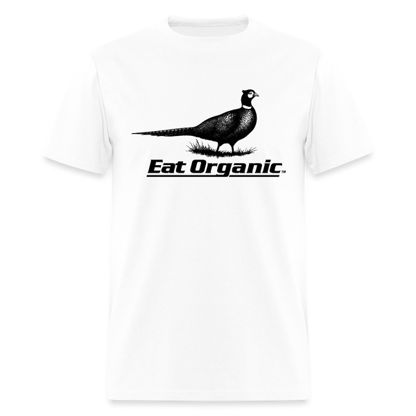 Eat Organic T Shirt - white