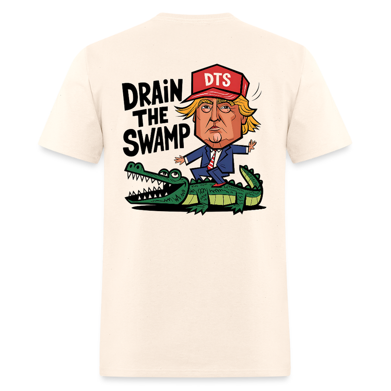 DTS Drain The Swamp T Shirt - natural