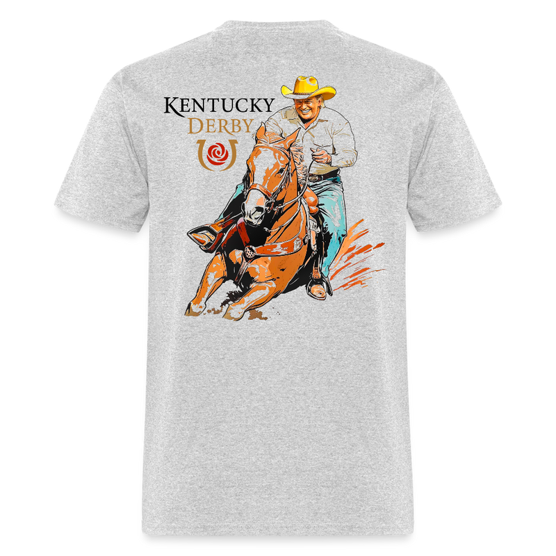 Trump Kentucky Derby T Shirt - heather gray