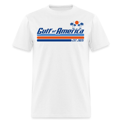 Gulf Of America Est. 2025 Retro T Shirt - white