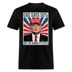 CBS Says 50% But We Know It’s 97% T Shirt - black