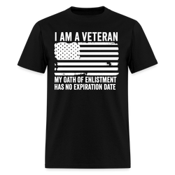I Am a Veteran My Oath of Enlistment T Shirt - black