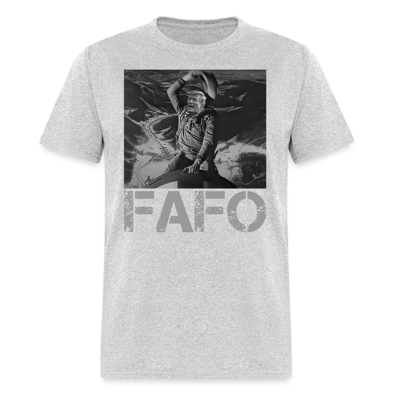 Trump FAFO T Shirt - 2 - heather gray