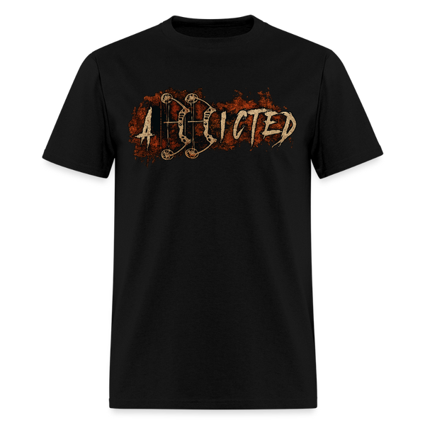 Addicted Hunting T Shirt - black