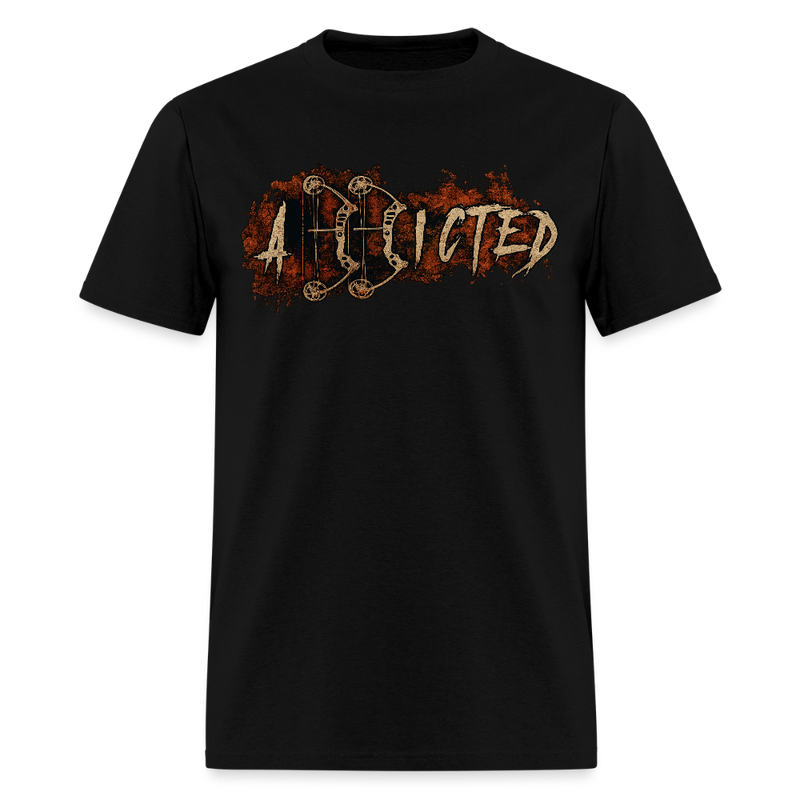 Addicted Hunting T Shirt - black