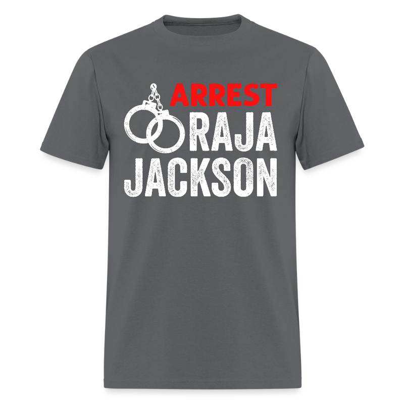 Arrest Raja Jackson T Shirt - charcoal