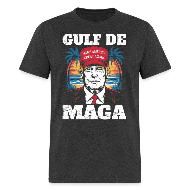 Gulf de MAGA T Shirt - heather black