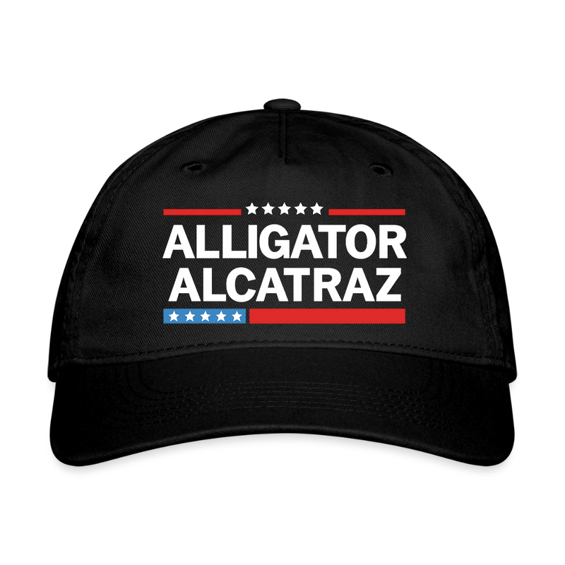 Alligator Alcatraz Baseball Cap - black