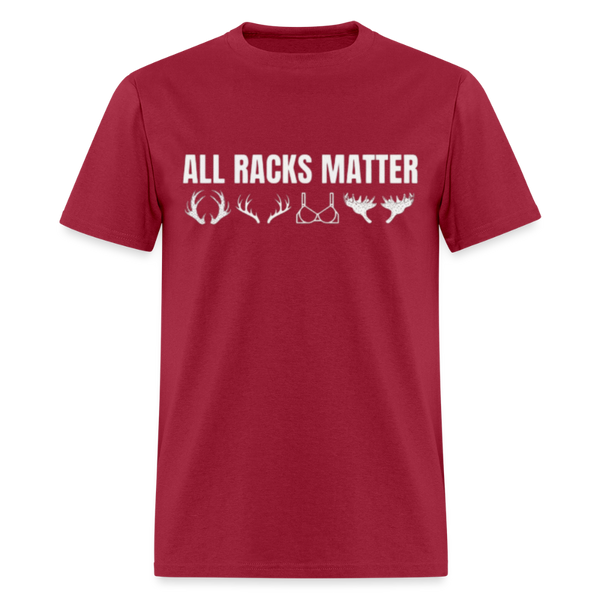 All Racks Matter T Shirt - dark red