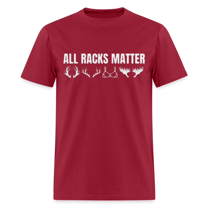 All Racks Matter T Shirt - dark red