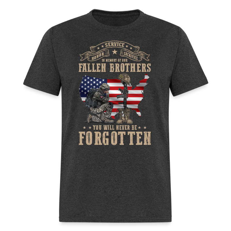 Honor Service Sacrifice In Memory Of Our T Shirt - heather black