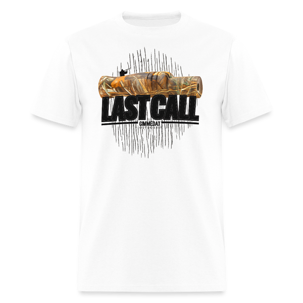 Last Call T Shirt - white
