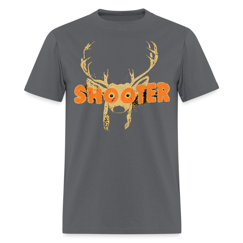 Shooter Hunting T Shirt - charcoal