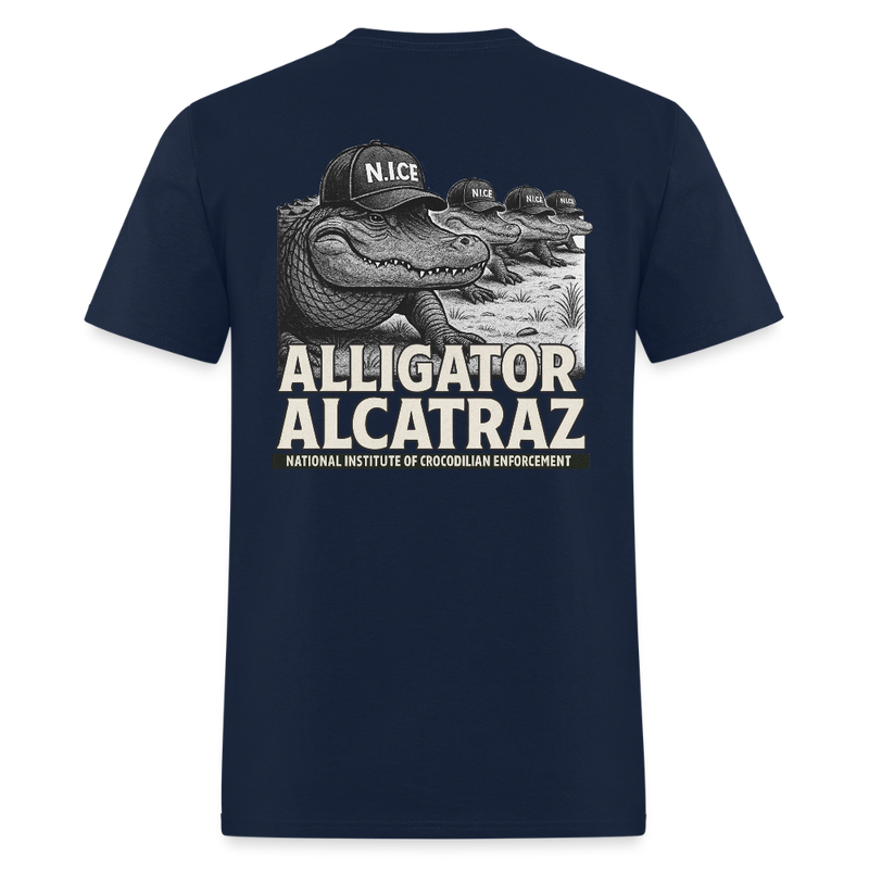 N.I.C.E Alcatraz Squad T Shirt - navy