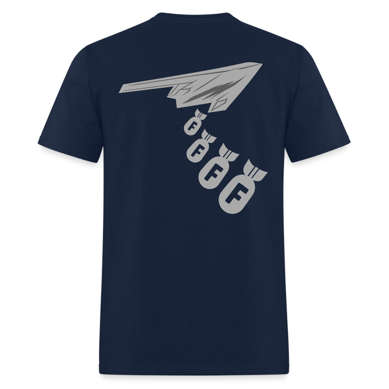 B-2 Stealth Dropping F-Bombs T Shirt - navy