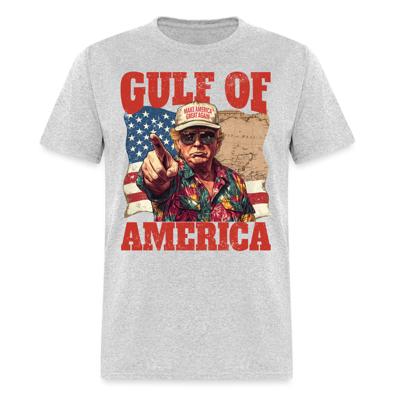 Trump Gulf Of America T Shirt - heather gray