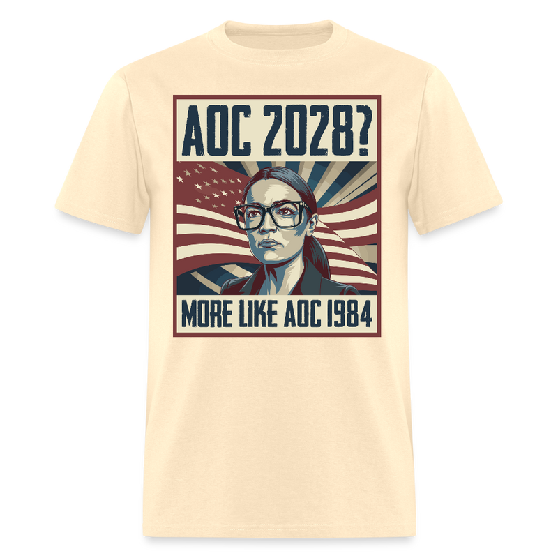 AOC 2028 More Like AOC 1984 T Shirt - natural