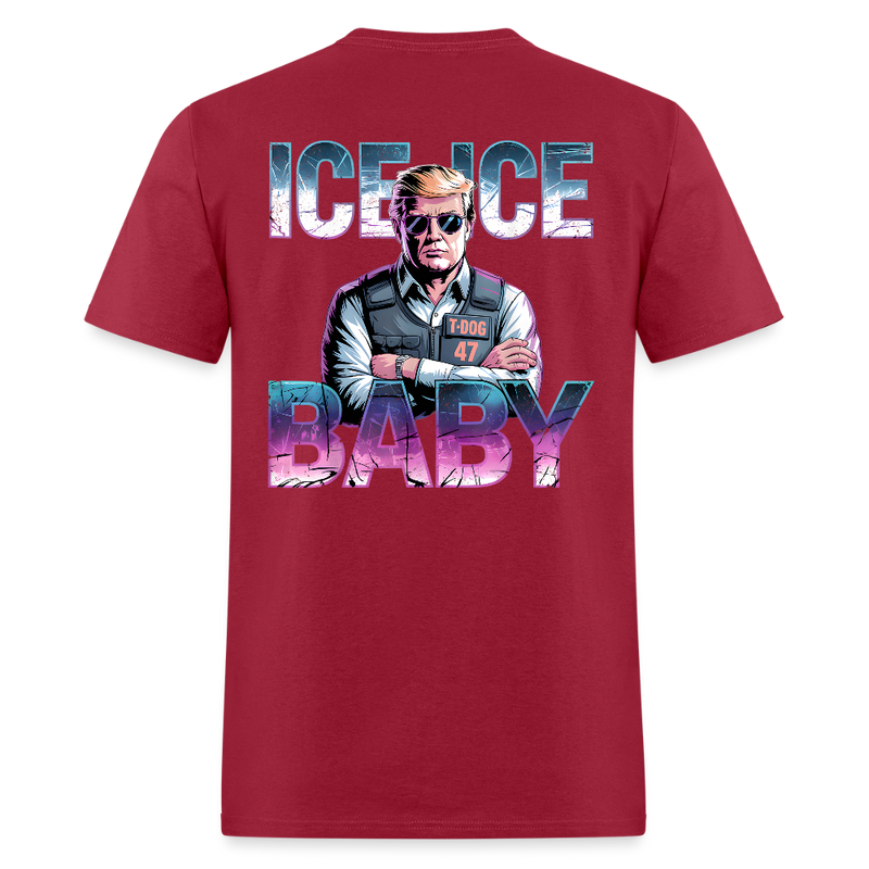 Ice Ice Trump Baby T Shirt - dark red