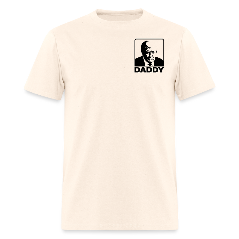 Daddy Trump Double-sided Print T Shirt - natural