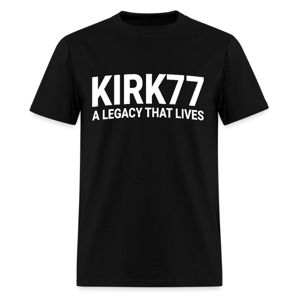 Kirk77 A Legacy That Lives T Shirt - black