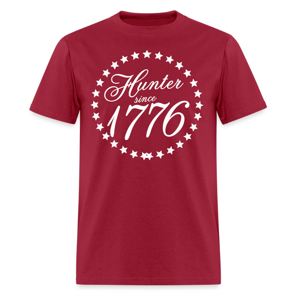 Hunter since 1776 Hunting T Shirt - dark red