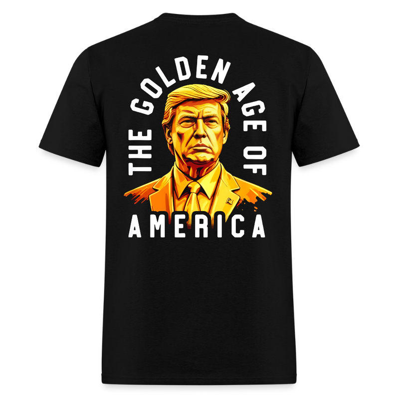 The Golden Age Of America Trump T Shirt - black