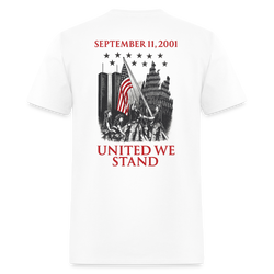 September 11th United We Stand T Shirt - white