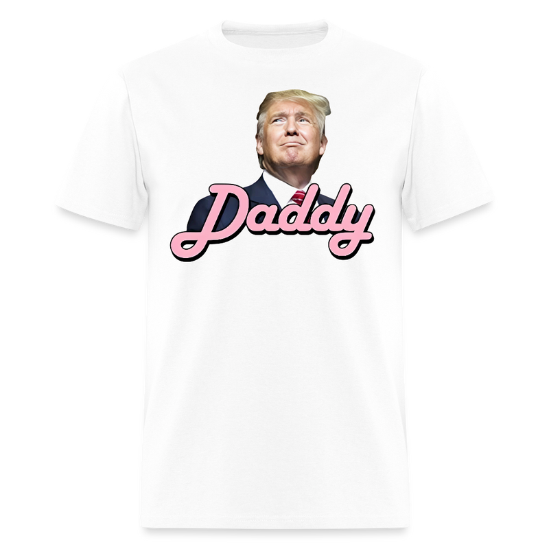 Daddy Trump T Shirt - 2 - white