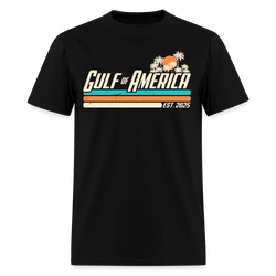 Gulf Of America Est. 2025 Nacho Gulf No More Trump Double Sided T Shirt - black