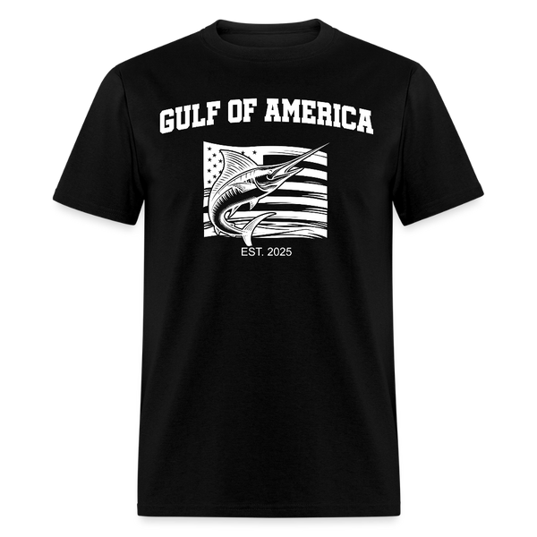 Gulf of America Fishing T Shirt - black