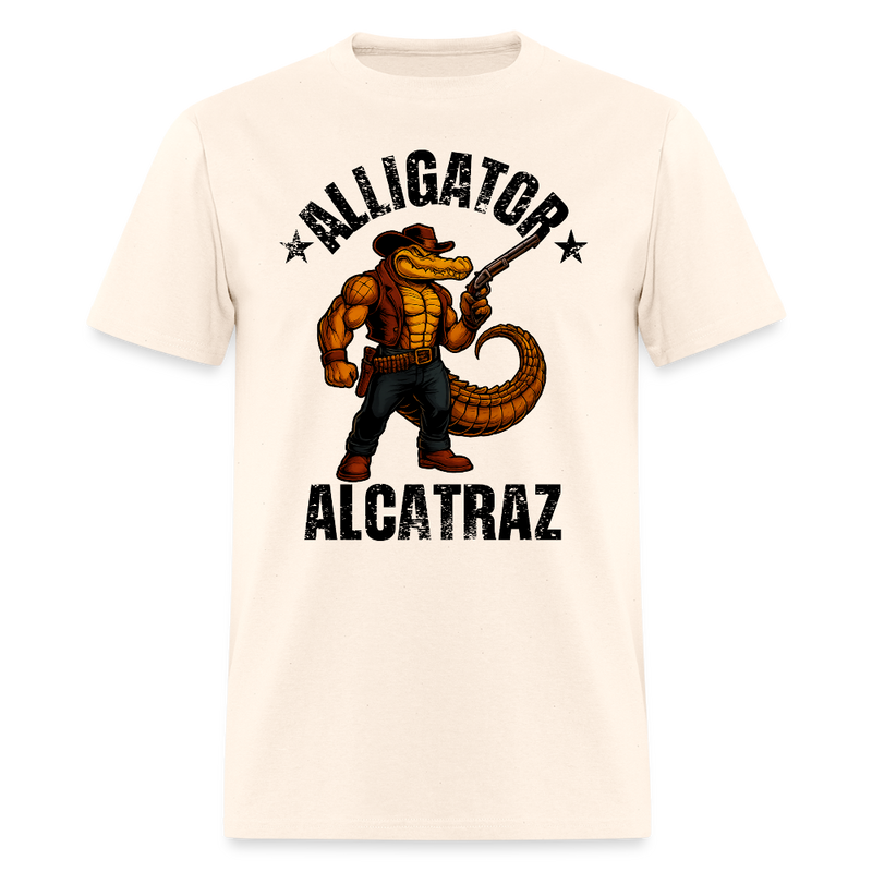 Alligator Alcatraz T Shirt - 2 - natural