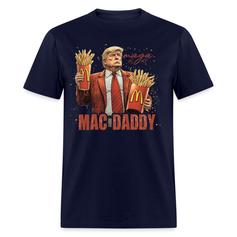 Trump MAGA Mac Daddy T Shirt - navy