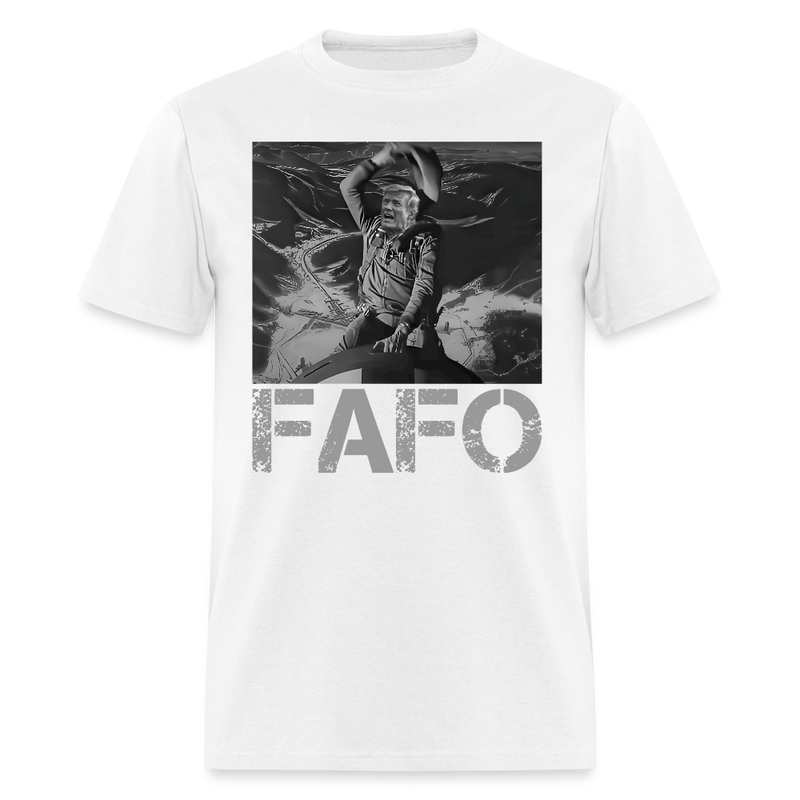 Trump FAFO T Shirt - 2 - white