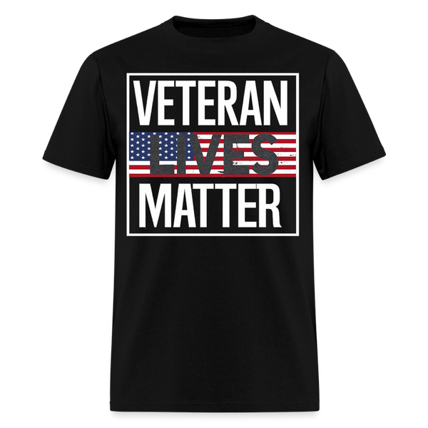 Veteran Lives Matter T Shirt - black