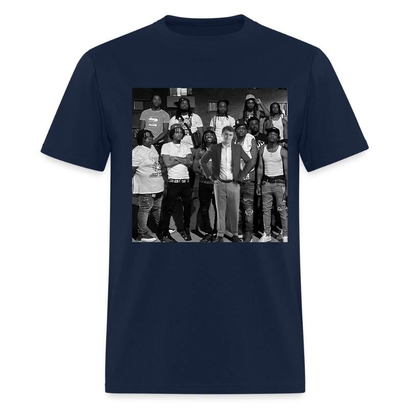 Charlie Kirk with King Von T Shirt - navy