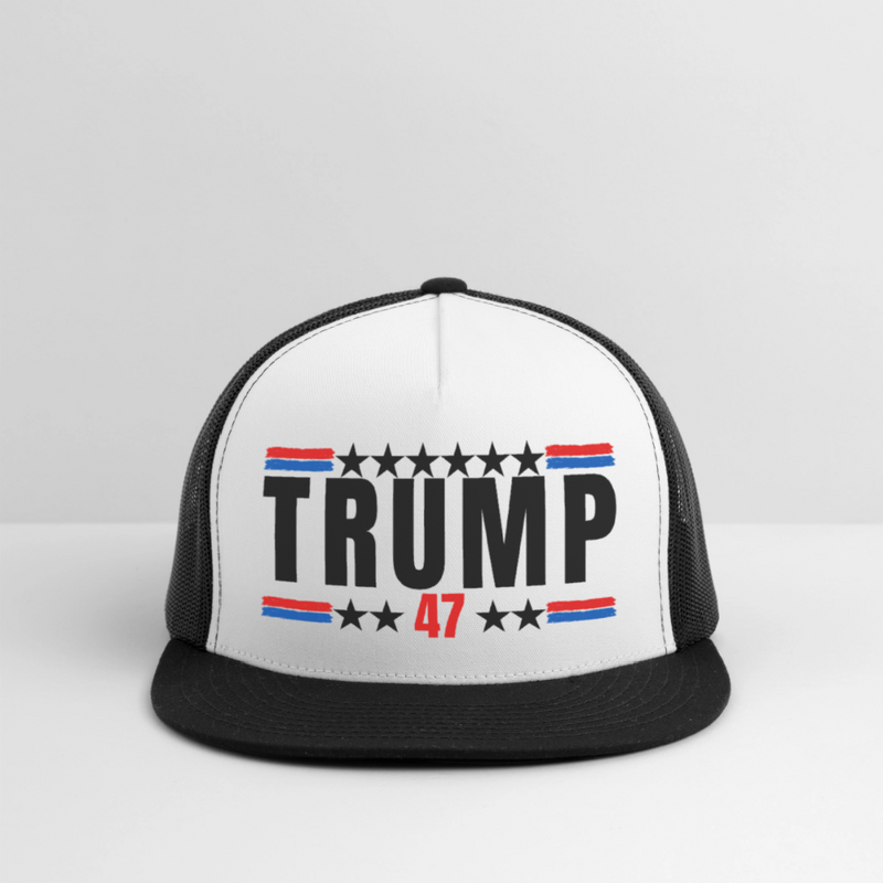 Trump 47 Trucker Hat - white/black