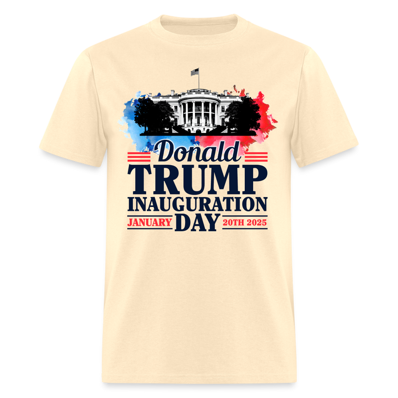 White House President Donald Trump Inauguration 2025 T Shirt - natural