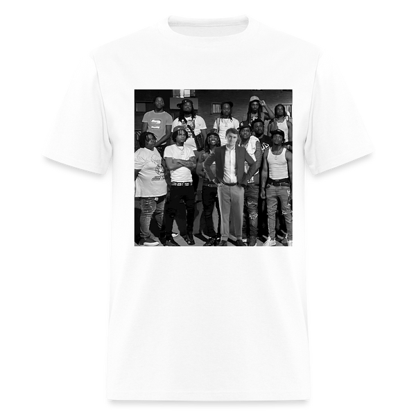 Charlie Kirk with King Von T Shirt - white