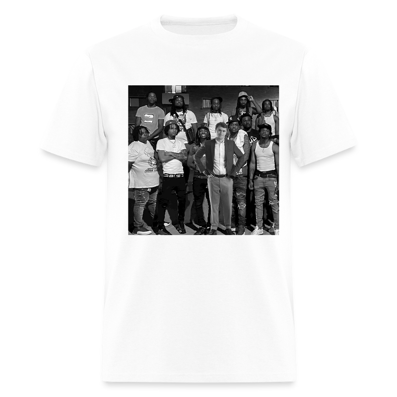 Charlie Kirk with King Von T Shirt - white