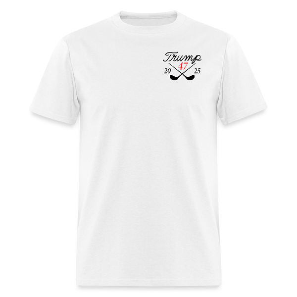 Golf Of America 2025 Trump T Shirt - white
