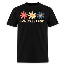 Retro 4th Of July Land That I Love T Shirt - black
