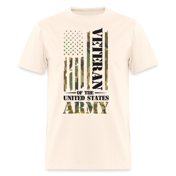 Veteran of The United States Army T Shirt - 2 - natural